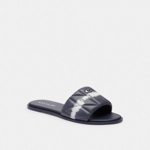 Coach Holly Sandal With Tie Dye Blu Marino | COH865881