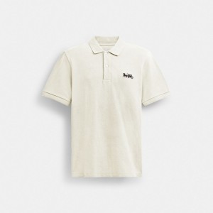 Coach Horse And Carriage Classic Polo Bianche | COH866903