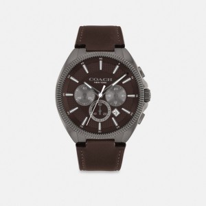 Coach Jackson Watch, 45 Mm Marroni | COH866985