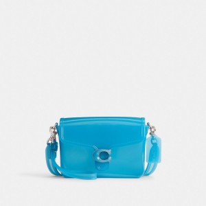 Coach Jelly Tabby Bag Argento Blu | COH865424