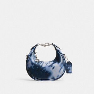 Coach Jonie Bag With Tie Dye Print Argento Blu Marino | COH865394