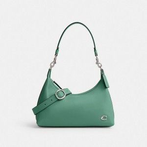 Coach Juliet Shoulder Bag Argento Verde Acqua | COH864764