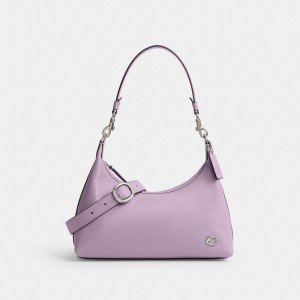 Coach Juliet Shoulder Bag Argento Viola | COH864903