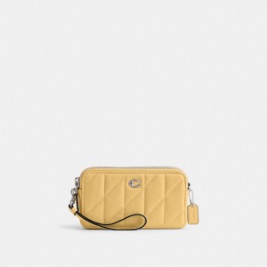 Coach Kira Crossbody Bag With Pillow Quilting Argento | COH865619
