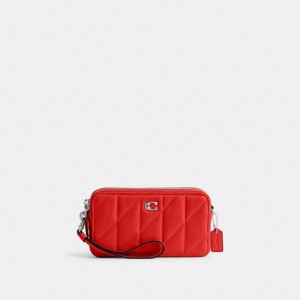 Coach Kira Crossbody Bag With Pillow Quilting Argento Rosse | COH865621