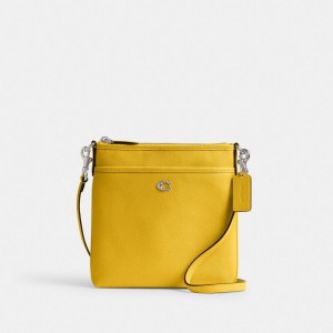 Coach Kitt Messenger Crossbody Bag Argento | COH865197