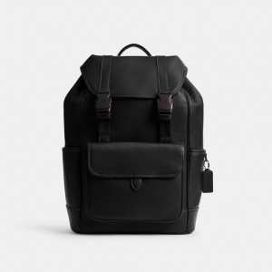 Coach League Flap Backpack Nere | COH866490