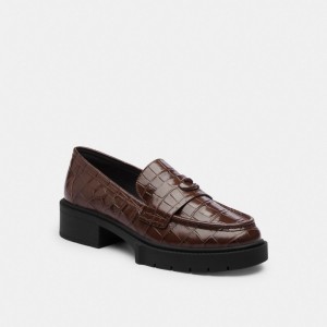 Coach Leah Loafer Cioccolato | COH865800