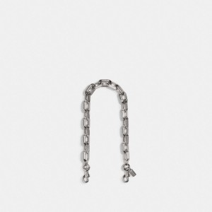 Coach Link Chain Strap Argento | COH866469