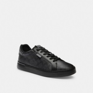 Coach Lowline Low Top Sneaker In Signature Canvas Grigie | COH866816