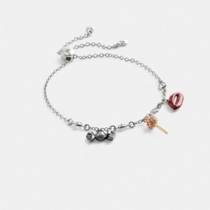 Coach Mini Candy Slider Bracelet Argento Colorate | COH866117
