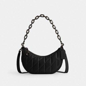 Coach Mira Shoulder Bag With Pillow Quilting Blu Grigie Nere | COH864910