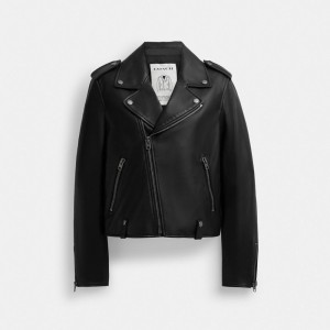 Coach Moto Jacket Nere | COH865937