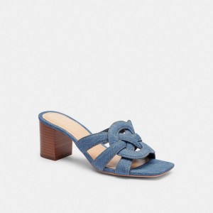 Coach Nikki Sandal Indaco Blu | COH865884