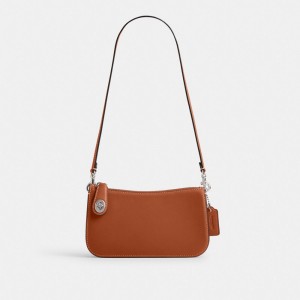 Coach Penn Shoulder Bag Argento | COH864825