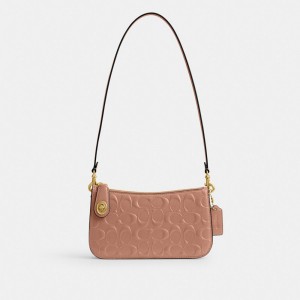 Coach Penn Shoulder Bag In Signature Leather Crema | COH864806