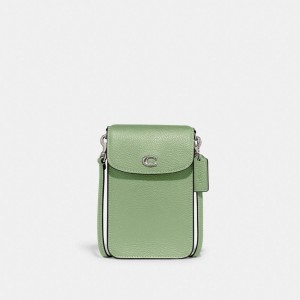Coach Phone Crossbody Bag Argento | COH865399