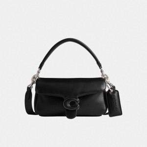 Coach Pillow Tabby Shoulder Bag 20 Argento Nere | COH864788