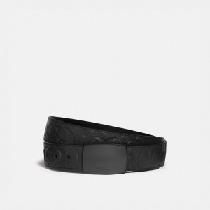 Coach Plaque Buckle Cut To Size Reversible Belt, 38 Mm Nere | COH866994