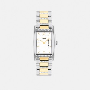 Coach Reese Watch, 35 Mm X 24 Mm Oro Argento | COH866310
