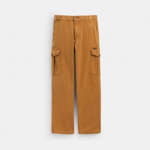 Coach Regenerative Cotton Pants Marroni | COH866951