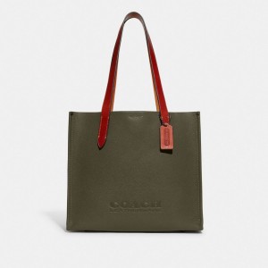 Coach Relay Tote Bag 34 Verdi | COH866524