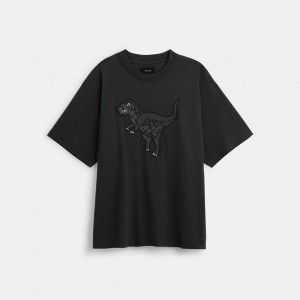 Coach Rexy T Shirt Nere | COH866915