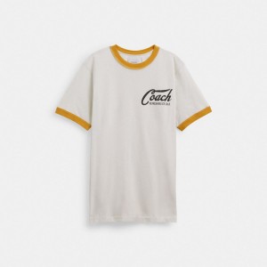 Coach Ringer T Shirt Grigie | COH866926