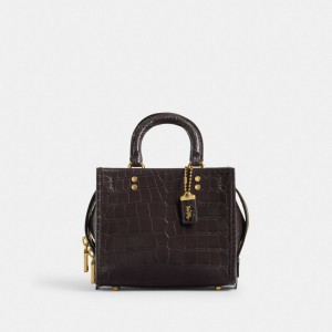 Coach Rogue 20 In Alligator Bordeaux | COH865172