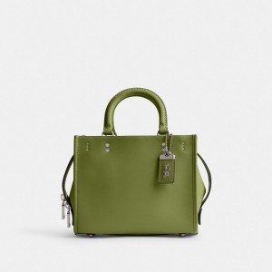 Coach Rogue Bag 25 Argento Verdi Chiaro | COH865294