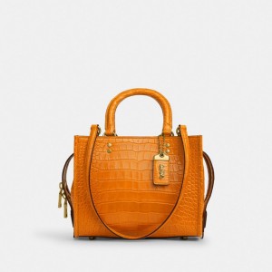 Coach Rogue Bag 25 In Alligator Arancioni | COH865120