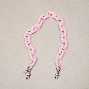 Coach Short Chain Strap Rosa Chiaro Colorate | COH866427