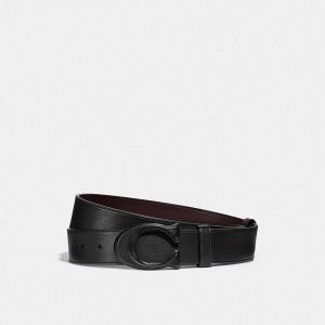 Coach Signature Buckle Cut To Size Reversible Belt, 38 Mm Nere | COH866997