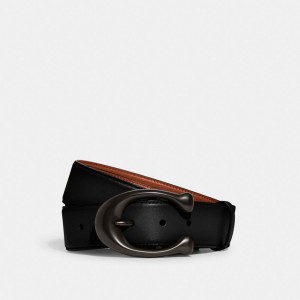 Coach Signature Buckle Cut To Size Reversible Belt, 38 Mm Nere | COH867004