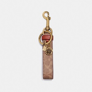 Coach Signature Charm Loop Oro | COH866455