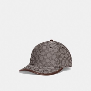 Coach Signature Jacquard Baseball Hat Corallo | COH866411