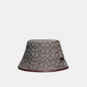 Coach Signature Jacquard Bucket Hat Corallo | COH866410