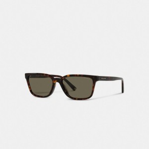 Coach Signature Workmark Square Sunglasses Marroni | COH866368