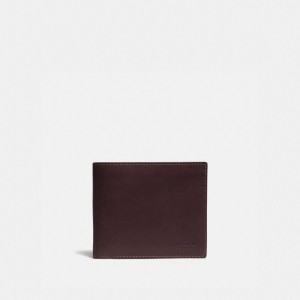 Coach Slim Billfold Wallet Marroni | COH866694