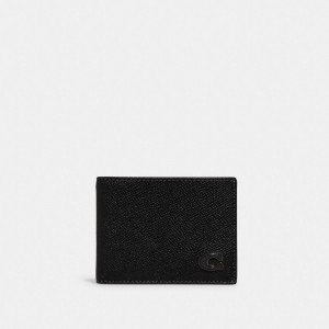 Coach Slim Billfold Wallet Nere | COH866712
