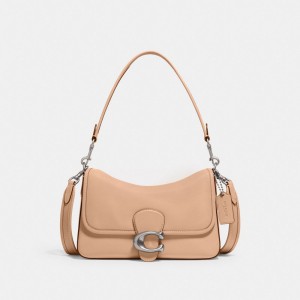 Coach Soft Tabby Shoulder Bag Argento | COH864778