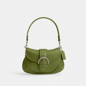 Coach Soho Bag In Regenerative Leather Argento Verdi Chiaro | COH864732