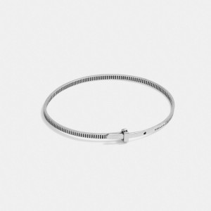 Coach Sterling Silver Bangle Bracelet Argento | COH867020