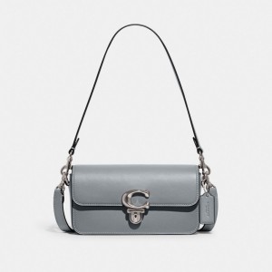 Coach Studio Baguette Bag Argento Grigie Blu | COH864784