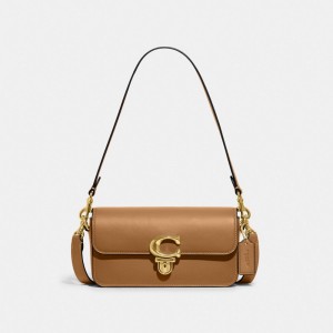Coach Studio Baguette Bag Marroni Chiaro | COH865301
