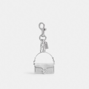 Coach Tabby Bag Charm Argento Argento | COH866458