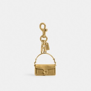 Coach Tabby Bag Charm Oro | COH866438