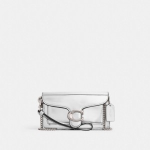 Coach Tabby Crossbody In Silver Metallic Metal Argento Argento | COH865642