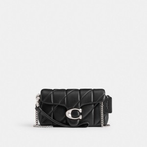 Coach Tabby Crossbody Wristlet With Pillow Quilting Argento Nere | COH865413