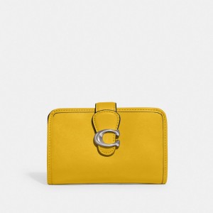 Coach Tabby Medium Wallet Argento | COH865528
